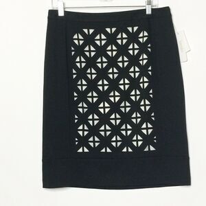 Laundry by Shelli Segal size 10 black skirt NEW!! Fully Lined